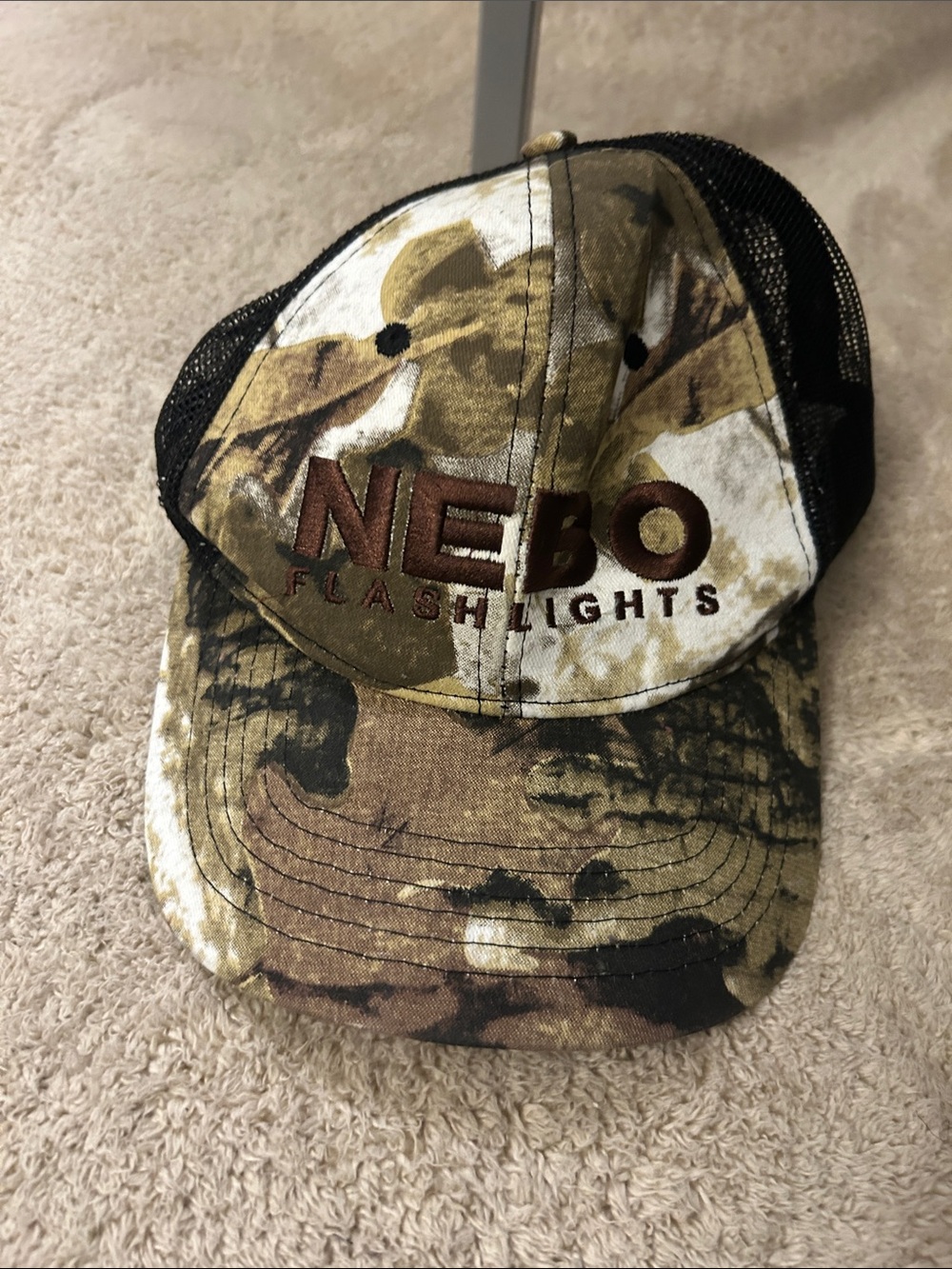 Camo Trucker Hat in Brown & Green